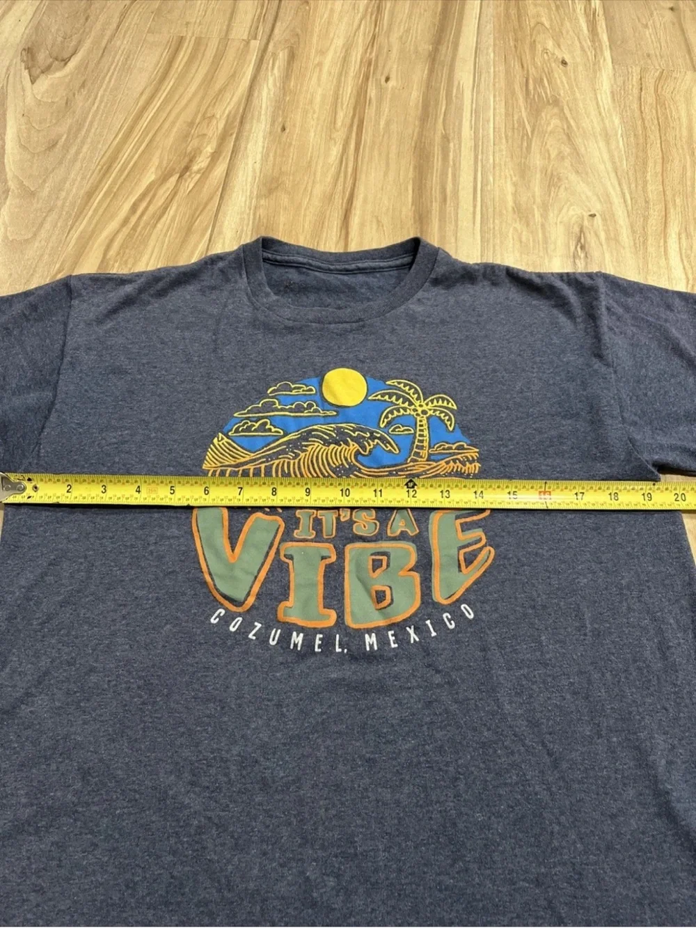 Kids Navy 'It's a Vibe' Cozumel Graphic Tee